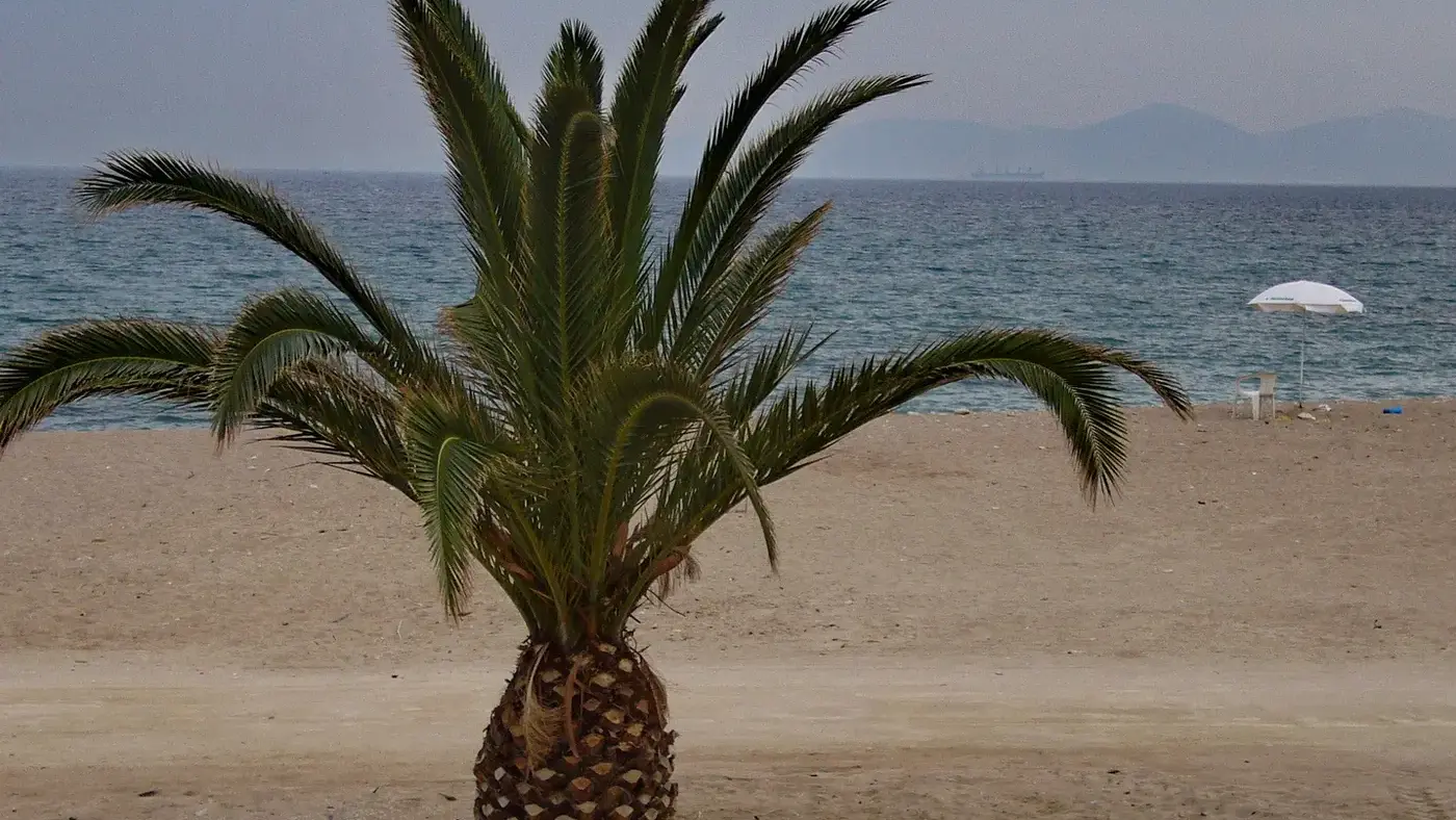 Γλυφάδα παραλία — ηλιοβασίλεμα