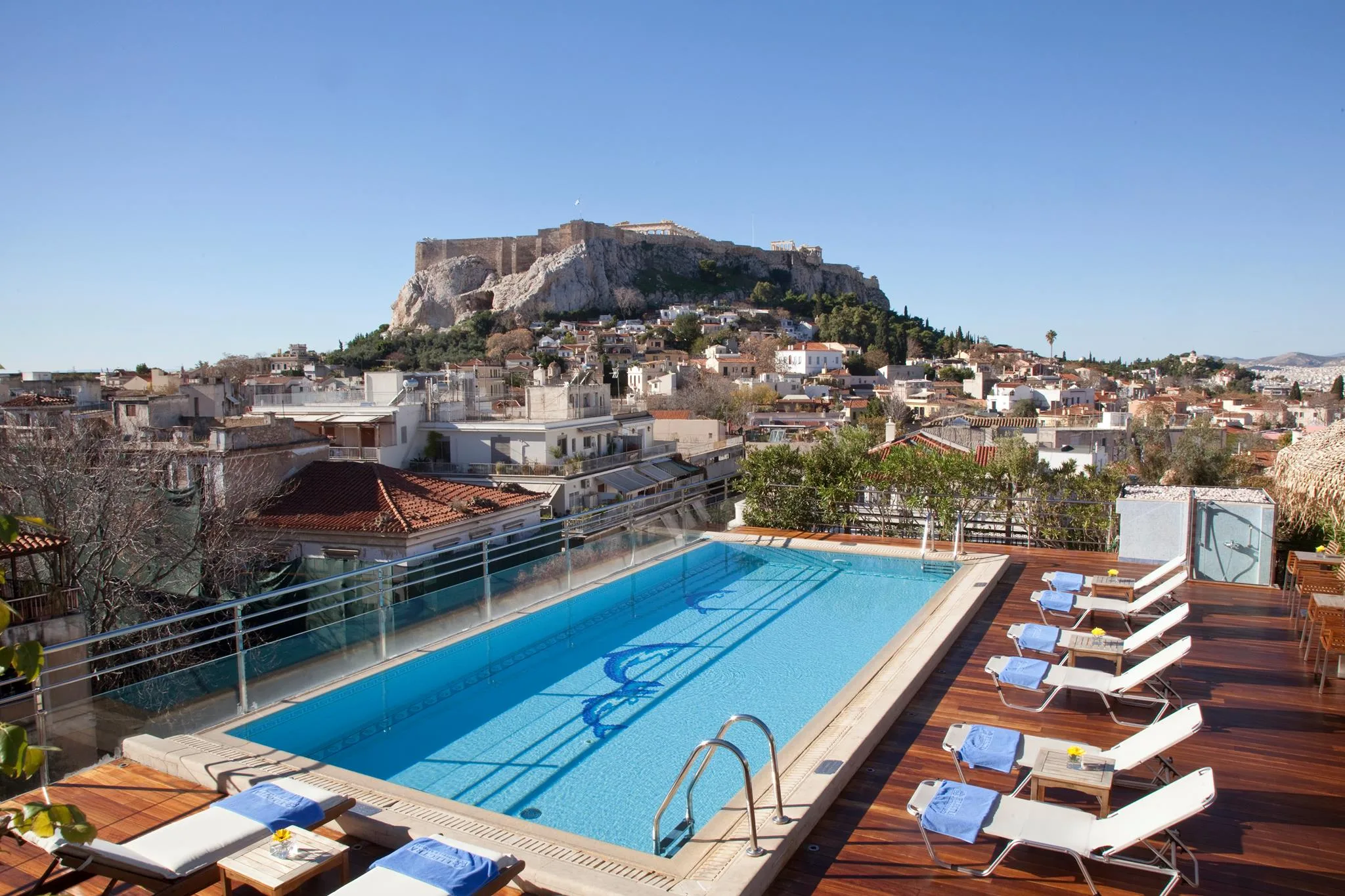 Metropolis Roof Garden εστιατόριο με πανόραμα Ακρόπολης Αθήνα