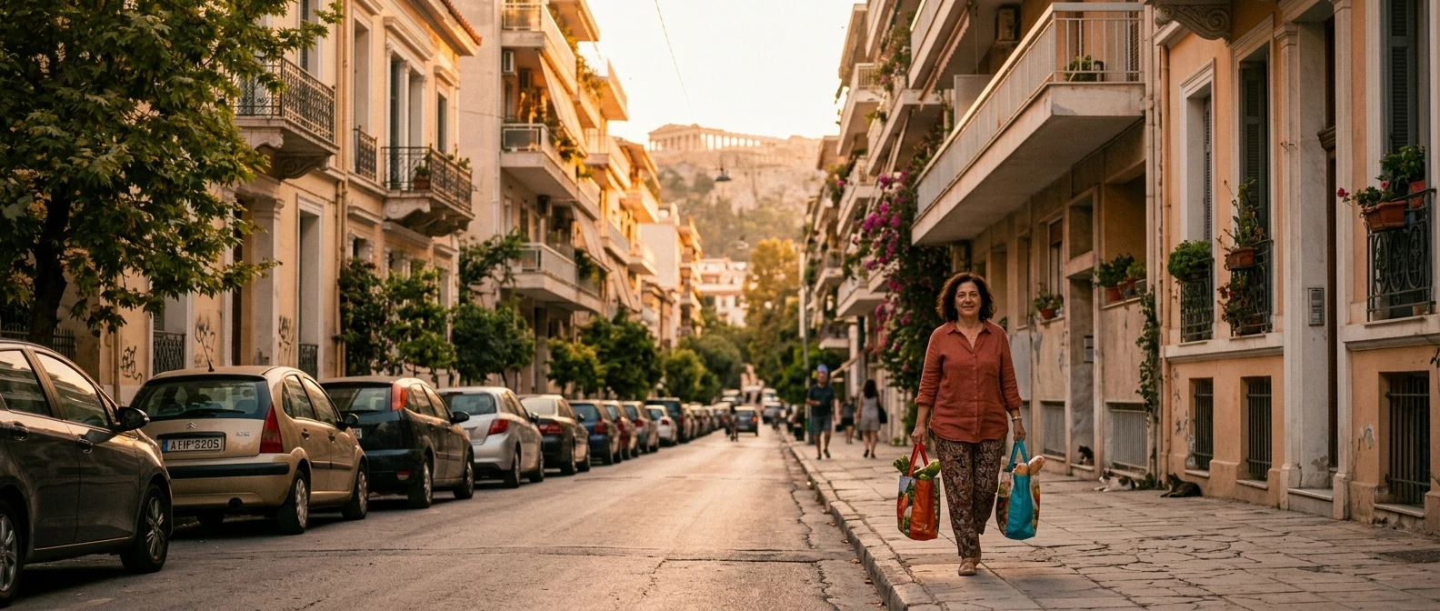 Ο δρόμος Ιουλιανού στη γειτονιά της Πλατείας Βικτωρίας